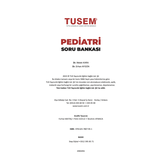 Pediatri Soru Bankası
