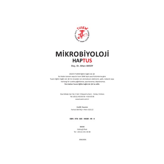 Mikrobiyoloji HAPTUS Spot Bilgiler