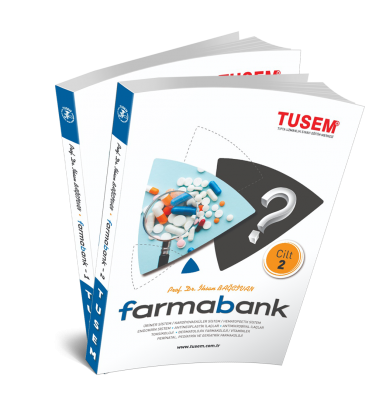 TUSEM TUS Farmabank Farmakoloji Soru Kitabı Cilt 1-2