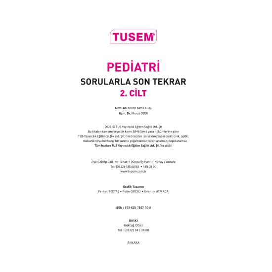 Pediatri Sorularla Son Tekrar Cilt 2